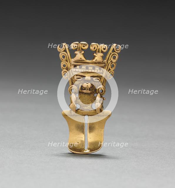 Figurine Pendant, c. 400-1000. Creator: Unknown.