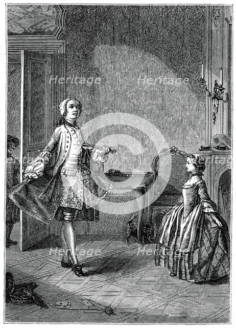 The Lecture, (1885).Artist: Cazot