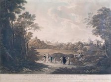 View of Old Aberdeen, including King's College and Cathedral, 1808. Creator: R Seaton.