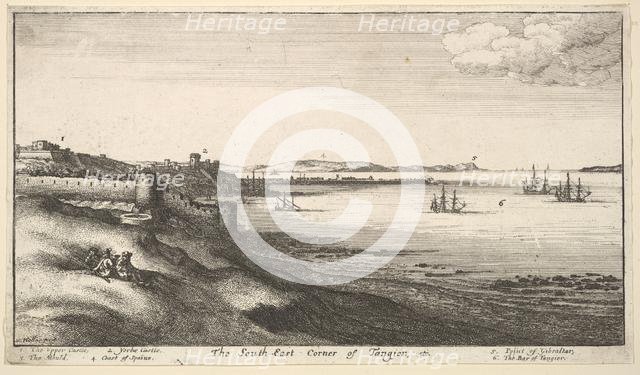 South East Corner of Tangier, 1669-73. Creator: Wenceslaus Hollar.