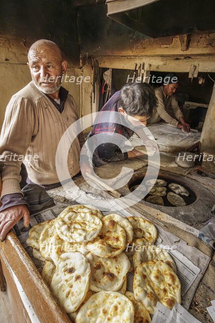 Tandoor bakery, Leh, Ladakh, India, 2023. Creator: Peter Thompson.