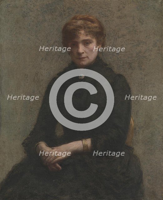 Portrait of a Woman, 1885. Creator: Henri Fantin-Latour.