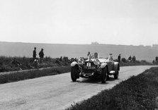 1929 Mercedes Benz driven by Earl Howe on 1930 Brighton rally acceleration trial Artist: Unknown.