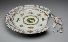 Dish, China, c. 1765. Creator: Jingdezhen Porcelain.