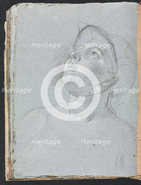 Verona Sketchbook: Soldier (page 96), 1760. Creator: Francesco Lorenzi (Italian, 1723-1787).