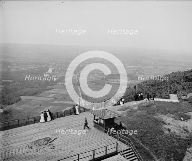 View from Mt. Tom, Holyoke, Mass., c1908. Creator: Unknown.