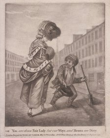 A crossing-sweeper, 1791. Artist: Anon