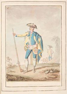 Nicholetto Naples, leaf from 'A Collection of Dresses by David Allan Mostly from Nature', 1776. Creator: David Allan.