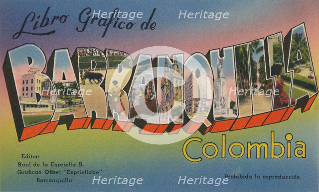 'Libro Grafico de Barranquilla Colombia', c1940s. Artist: Unknown.