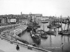 Ramsgate Harbour, Ramsgate, Kent, 1890-1910. Artist: Unknown