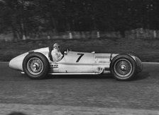 Mercedes Benz W154, Hermann Lang, Donington Grand Prix 1938. Creator: Unknown.