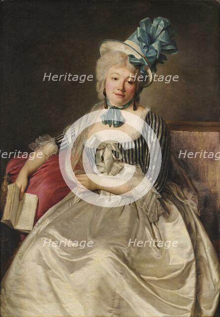 Portrait of Madame Grasset, 1791. Creator: Landry, Louis (active 1791-1798).