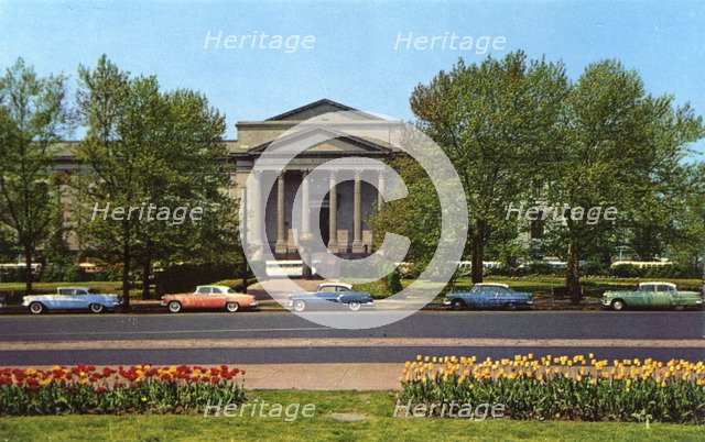 Franklin Institute and Planetarium, Philadelphia, Pennsylvania, USA, 1955. Artist: Unknown