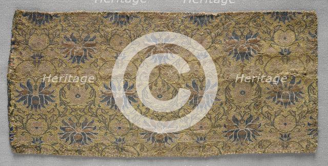 Fragment, late 1600s. Creator: Unknown.