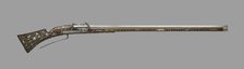 Matchlock Musket for Target Shooting for the Court of Christian II, Elector of Saxony, 1600/10. Creator: Unknown.