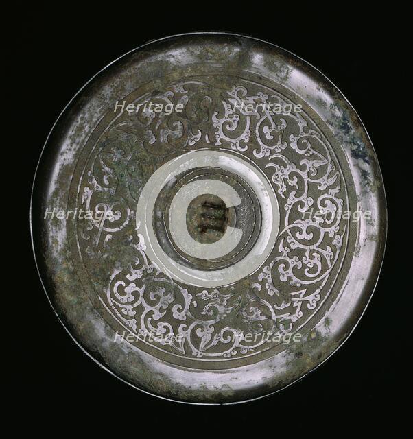 Mirror with Dragon Arabesques, Eastern Zhou dynasty, 3rd/2nd cent. B.C. Creator: Unknown.