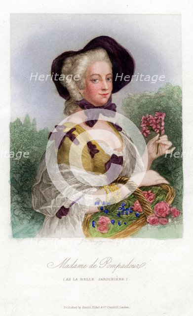 Madame de Pompadour, c1740-1800. Artist: Unknown