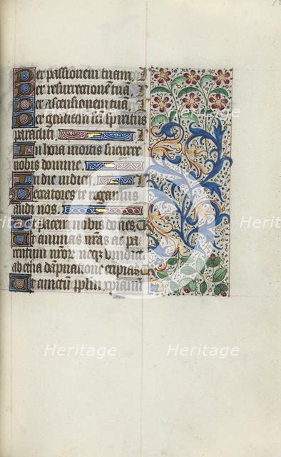 Book of Hours (Use of Rouen): fol. 95r, c. 1470. Creator: Master of the Geneva Latini (French, active Rouen, 1460-80).