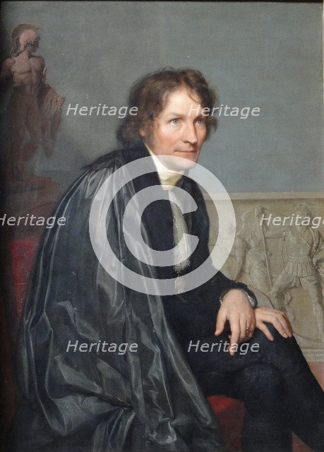 Portrait of the sculptor Bertel Thorvaldsen (1770-1844), 1814. Artist: Vogel von Vogelstein, Carl Christian (1788-1868)