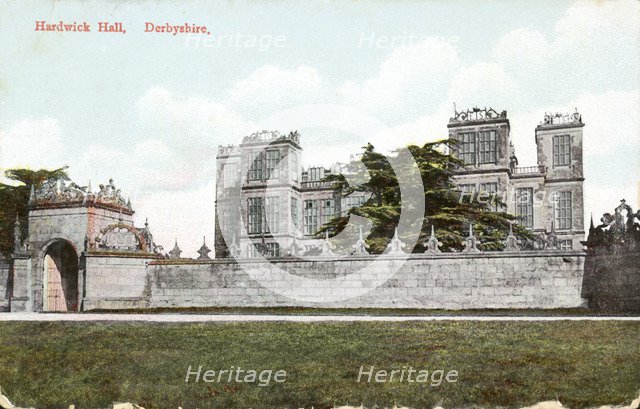 Hardwick Hall, Derbyshire, c1911. Artist: Unknown