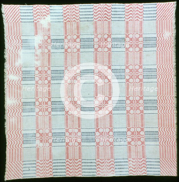 Panel (Originally a Lucnheon Cloth), Sweden, c. 1775. Creator: Unknown.