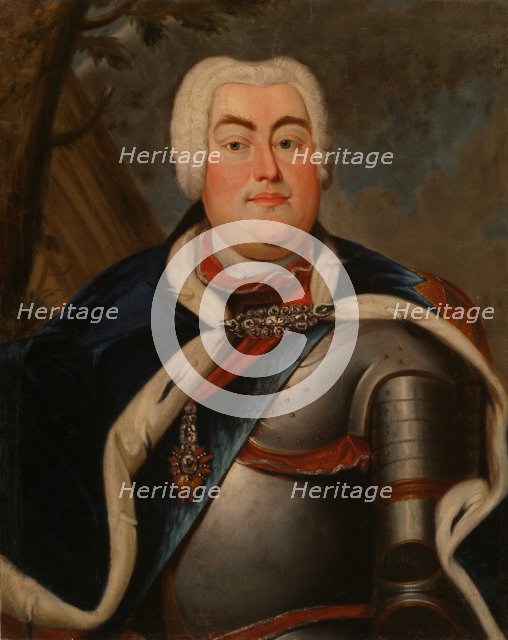 Portrait of Augustus III of Poland. Artist: Anonymous  