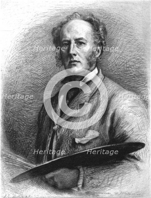 'John Everett Millais, Esq., R.A. after himself', c1880-83. Creator: Charles Waltner.