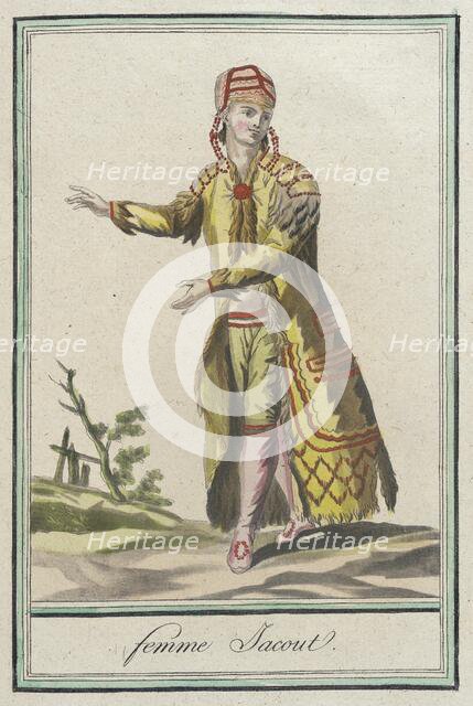 Costumes de Différents Pays, 'Femme Gacout', c1797. Creator: Jacques Grasset de Saint-Sauveur.