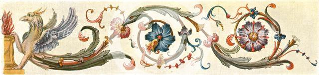 Foliage border design, Germany, (1928). Creator: Unknown.