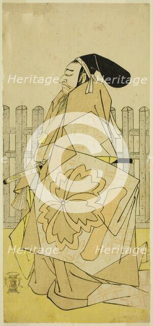 The Actor Nakayama Kojuro VI as Ko no Moronao in the Play Kanadehon Chushingura...c. 1786. Creator: Shunsho.