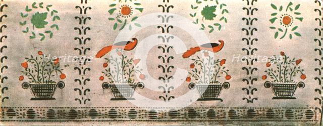 Mural painting in the Grant Family House, Saco, Maine, USA, (1928). Creator: Unknown.