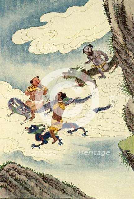 'Dragon-Gods', 1922. Creator: Unknown.