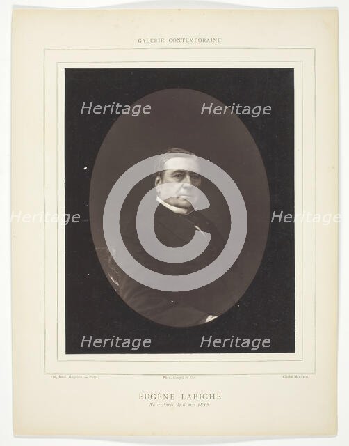 Eugène Labiche, [French dramatist], c. 1876. Creator: Ferdinand J. Mulnier.