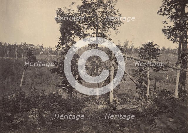 Battle Ground of Resacca, Georgia No. 2, 1860s. Creator: George N. Barnard.