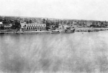 The Tigris River from the 31st British general hospital, Baghdad, Mesopotamia, WWI, 1918. Artist: Unknown