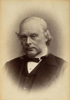 Joseph Lister, Baron Lister. Creator: Elliott & Fry.