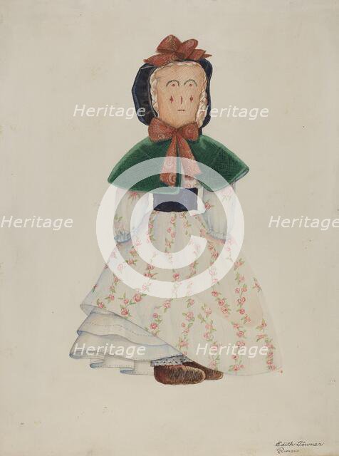 Doll: "Maggie Bentley", c. 1937. Creator: Edith Towner.
