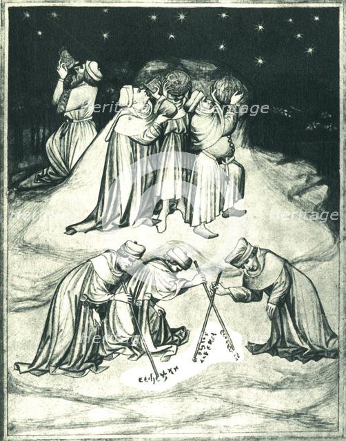 'The Philospohers on the Summit of Mount Athos...', 15th century, (1943). Creator: Unknown.