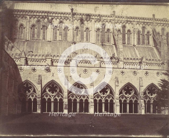 Salisbury Cathedral, 1850s. Creator: Unknown.