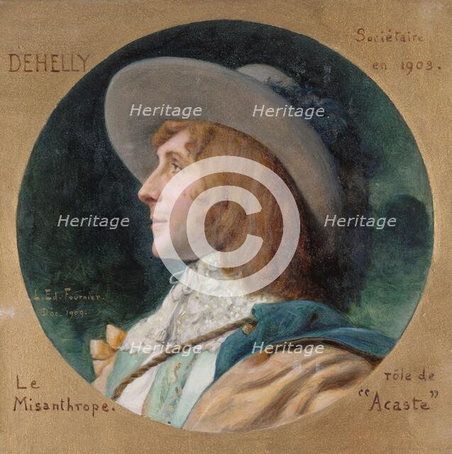 Portrait de Emile Dehelly (1871-1969), sociétaire de la Comédie-Française, dans le rôle..., 1909. Creator: Louis Edouard Paul Fournier.