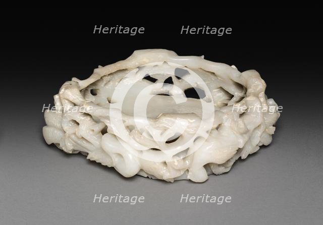 Three-Sectional Altar Group: Koro (bottom section of base), 1644-1911. Creator: Unknown.