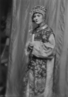 Day, Juliette, Miss, in costume for "Yellow Jacket", 1913 Jan. 16. Creator: Arnold Genthe.