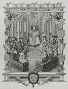 Trial of the Constable of Bourbon before the court of Peers of France, 1523 (1729) (1878). Creator: Unknown.