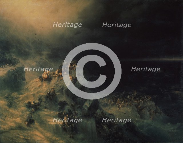 The Deluge, 1864. Artist: Aivazovsky, Ivan Konstantinovich (1817-1900)