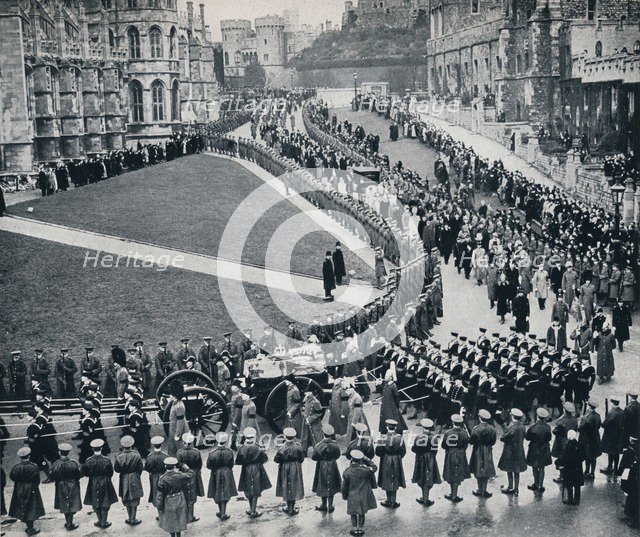 'Within the walls of historic Windsor Castle', 1936. Artist: Unknown.