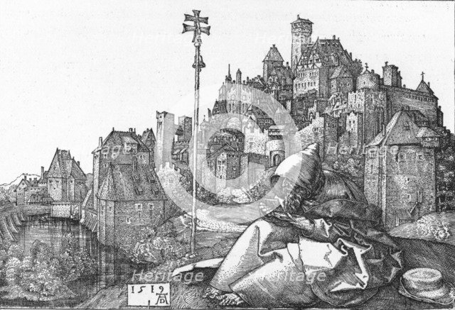 'St. Anthony Reading', 1519, (1906). Artist: Albrecht Durer.