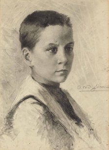 Self-Portrait, 1899. Creator: Modigliani, Amedeo (1884-1920).