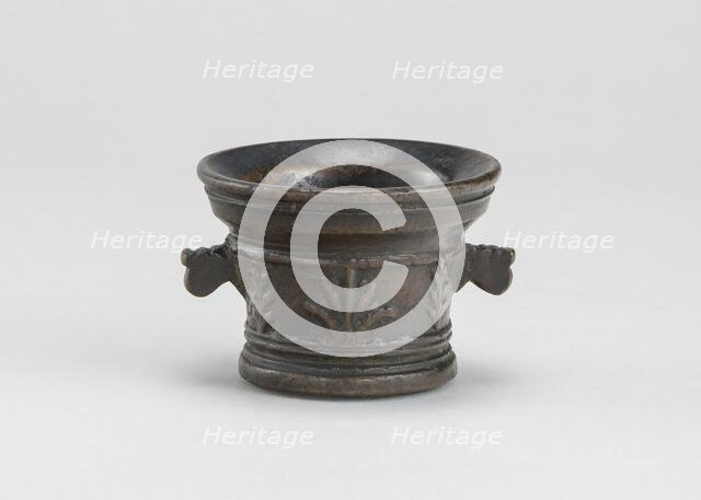 Mortar with Foliage and Acanthus Leaves, early 16th century. Creator: Unknown.