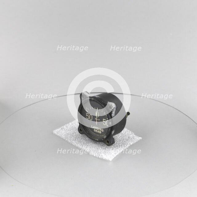 Voltmeter / Ammeter, Landing Gear. Creator: Motometer Gauge & Equipment Co..