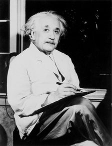 Albert Einstein, German-Swiss-American mathematician and physicist, 20th century. Artist: Unknown